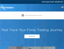 Tablet Screenshot of fxevolution.com